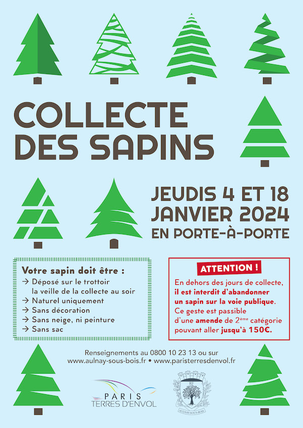 Collecte des sapins 2024